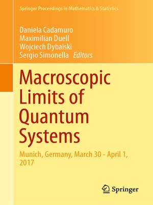 cover image of Macroscopic Limits of Quantum Systems